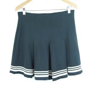 Vintage Express Large Mini Skirt Pleated Tenniscore Academia Preppy Twee A Line